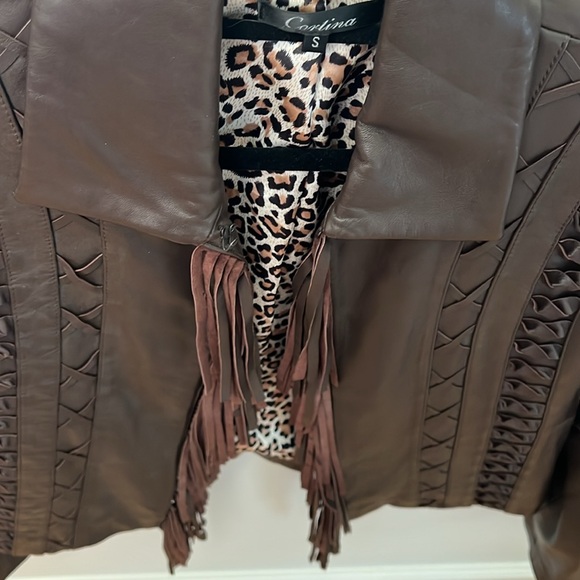 Cortina fringe leather jacket - Picture 5 of 13
